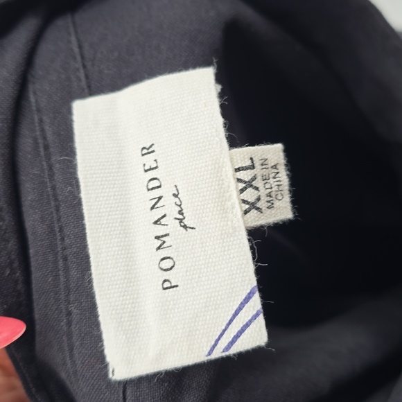 Pomander Place by Tuckernuck Black Polly Mini Dress  Boxy Shift Size XXL - Picture 7 of 7